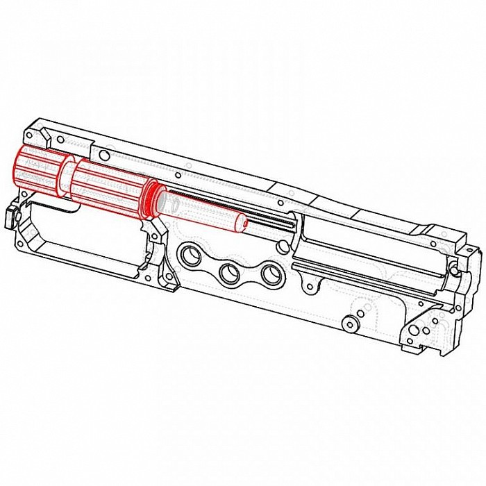 RETRO ARMS CNC SPRING GUIDE M249 - QSC